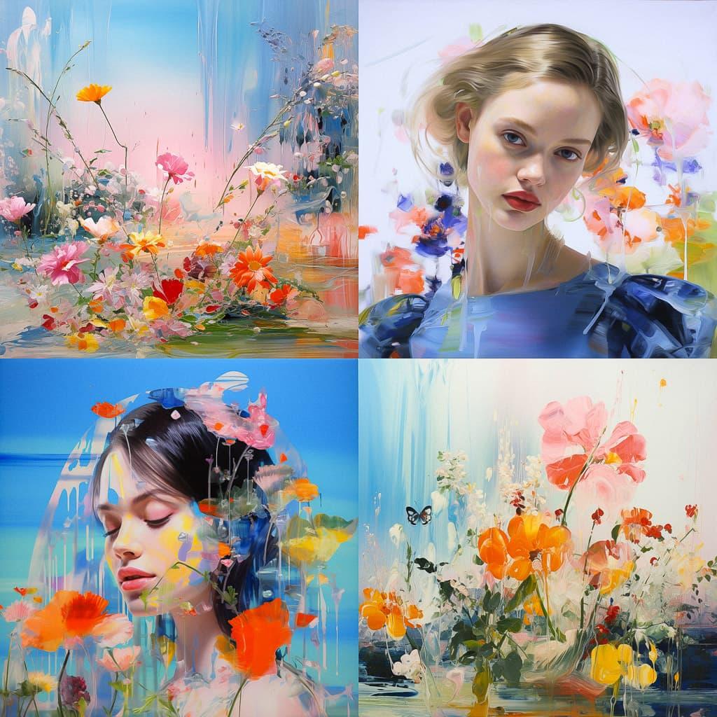 Petra Cortright style, Midjourney V5.2, render 1 of 4