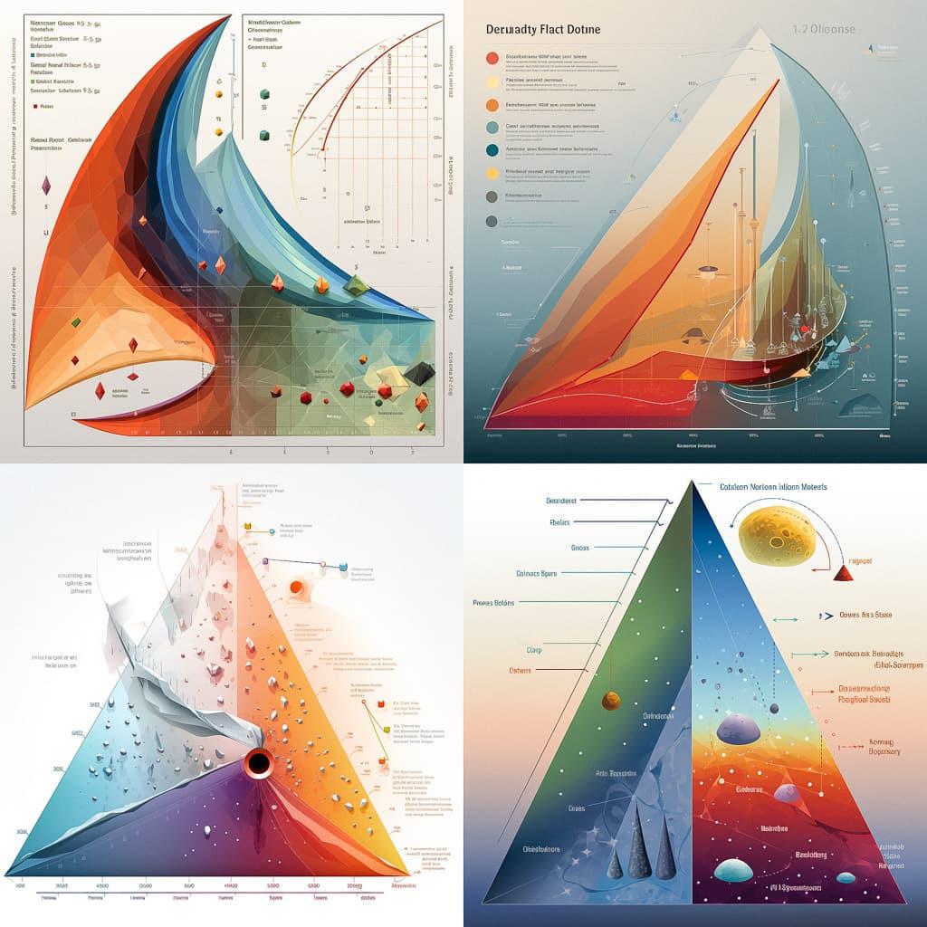 Phase diagram style, Midjourney V5.2, render 1 of 4