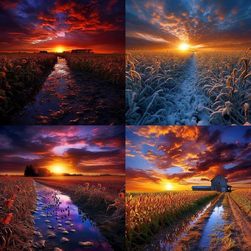 Phil Koch style, Midjourney V5.2, render 1 of 4