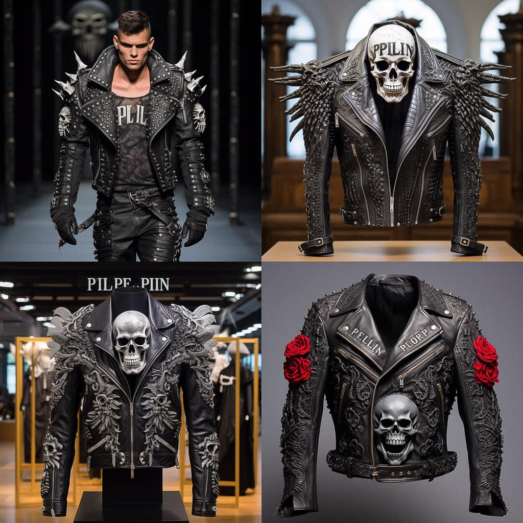 Philipp Plein style, Midjourney V5.2, render 1 of 4