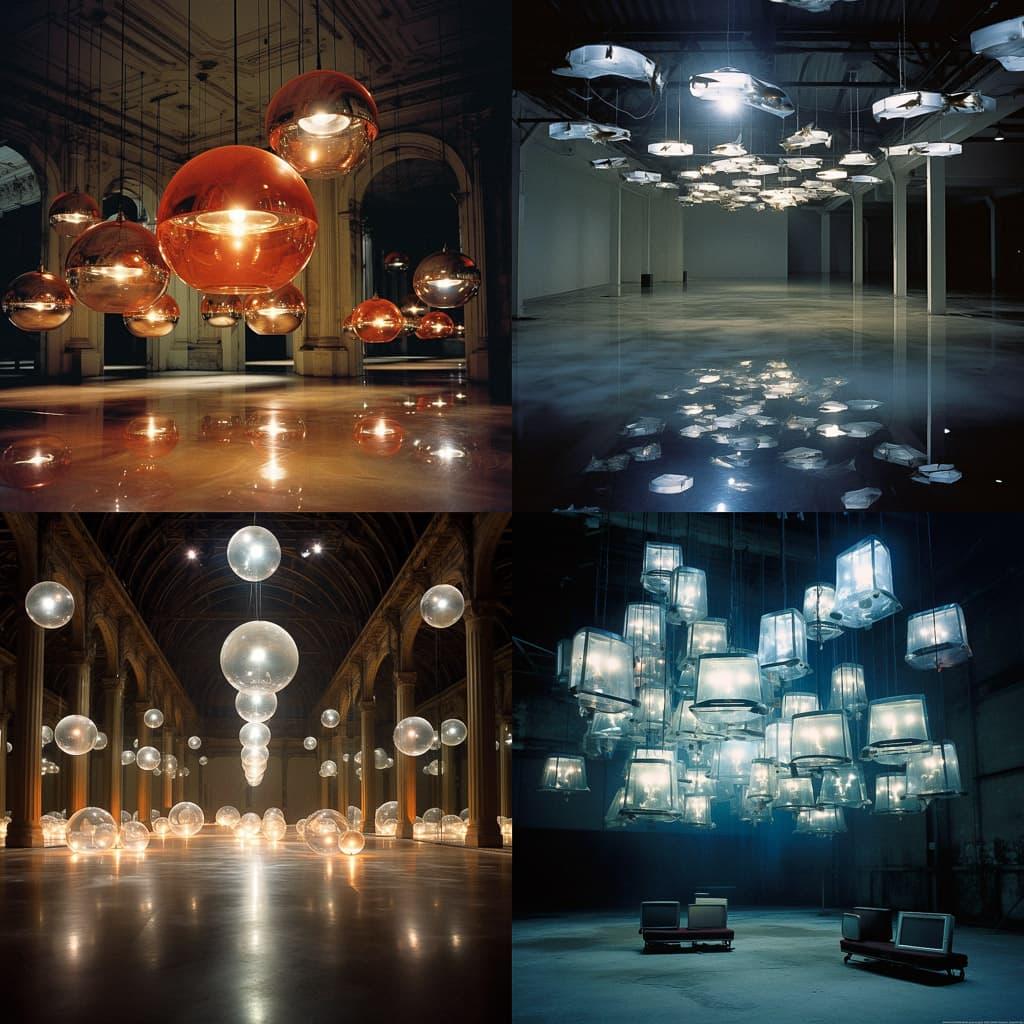 Philippe Parreno style, Midjourney V5.2, render 1 of 4