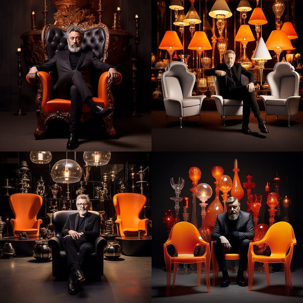 Philippe Starck style, Midjourney V5.2, render 1 of 4