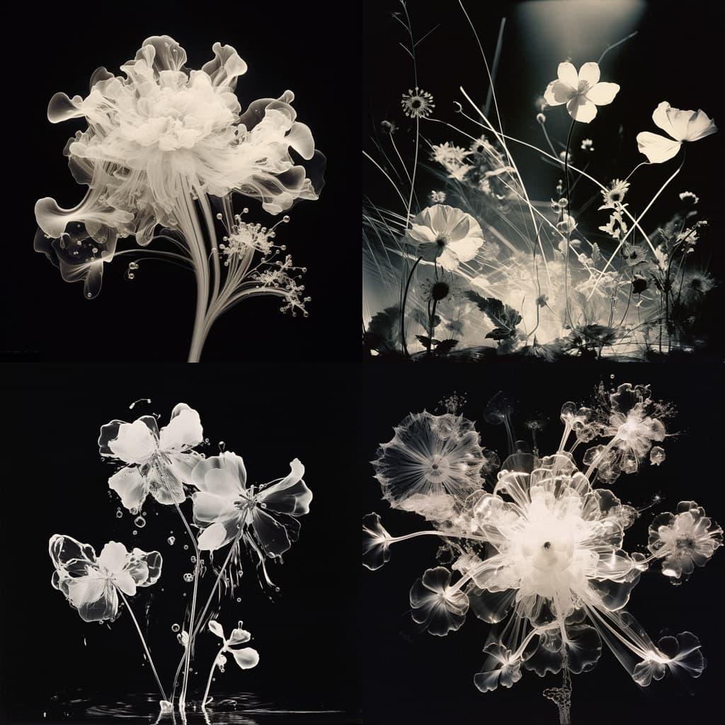 Photogram style, Midjourney V5.2, render 1 of 4