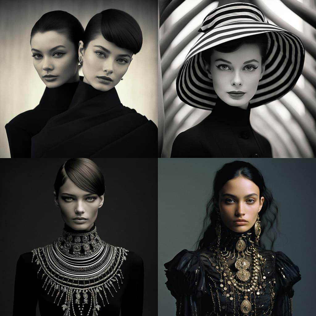 Pierre Balmain style, Midjourney V5.2, render 1 of 4