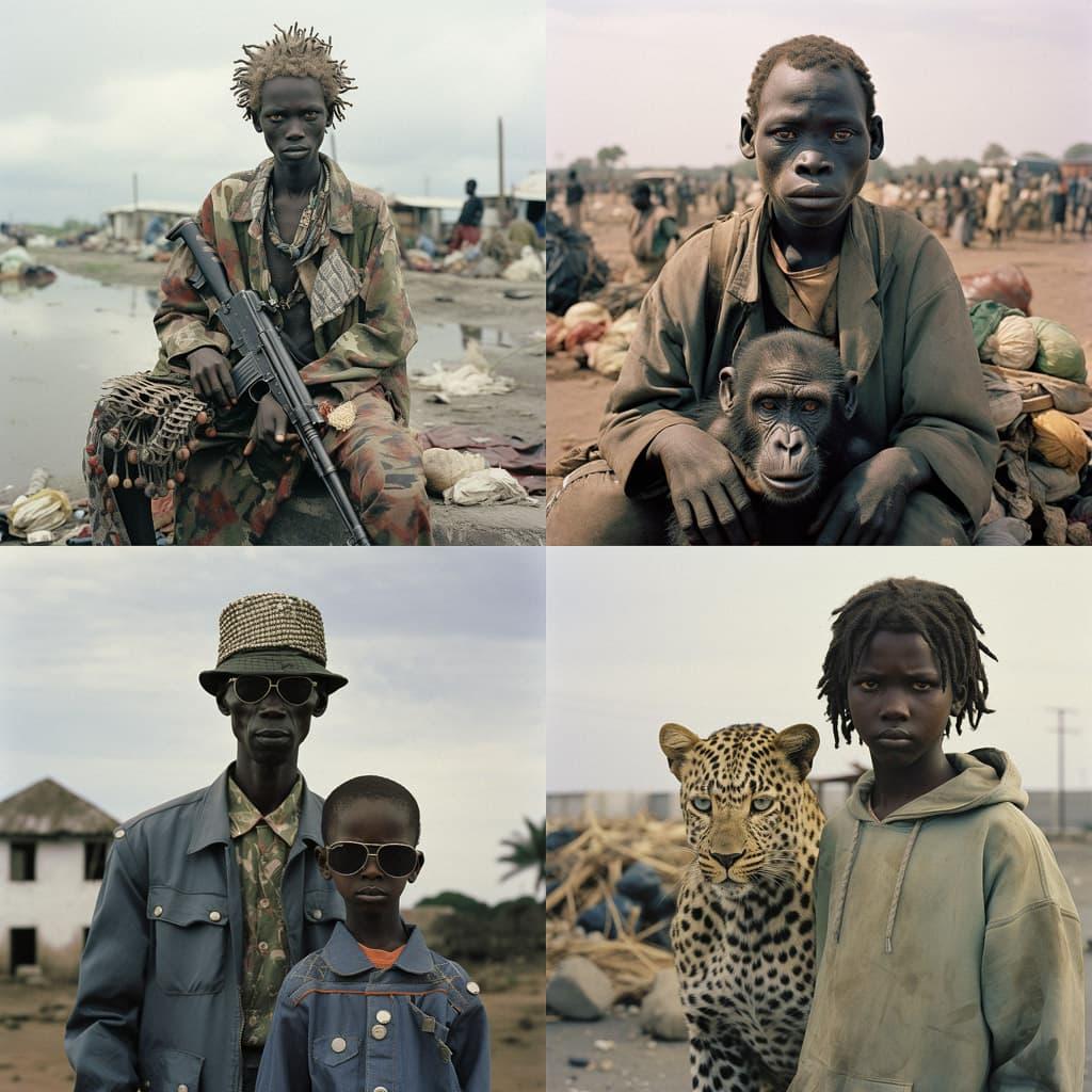 Pieter Hugo style, Midjourney V5.2, render 1 of 4