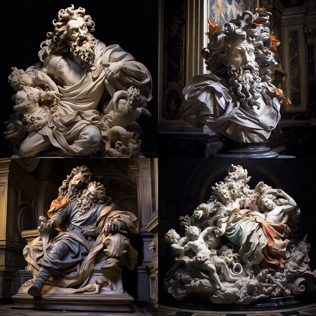 Pietro Bernini style, Midjourney V5.2, render 1 of 4