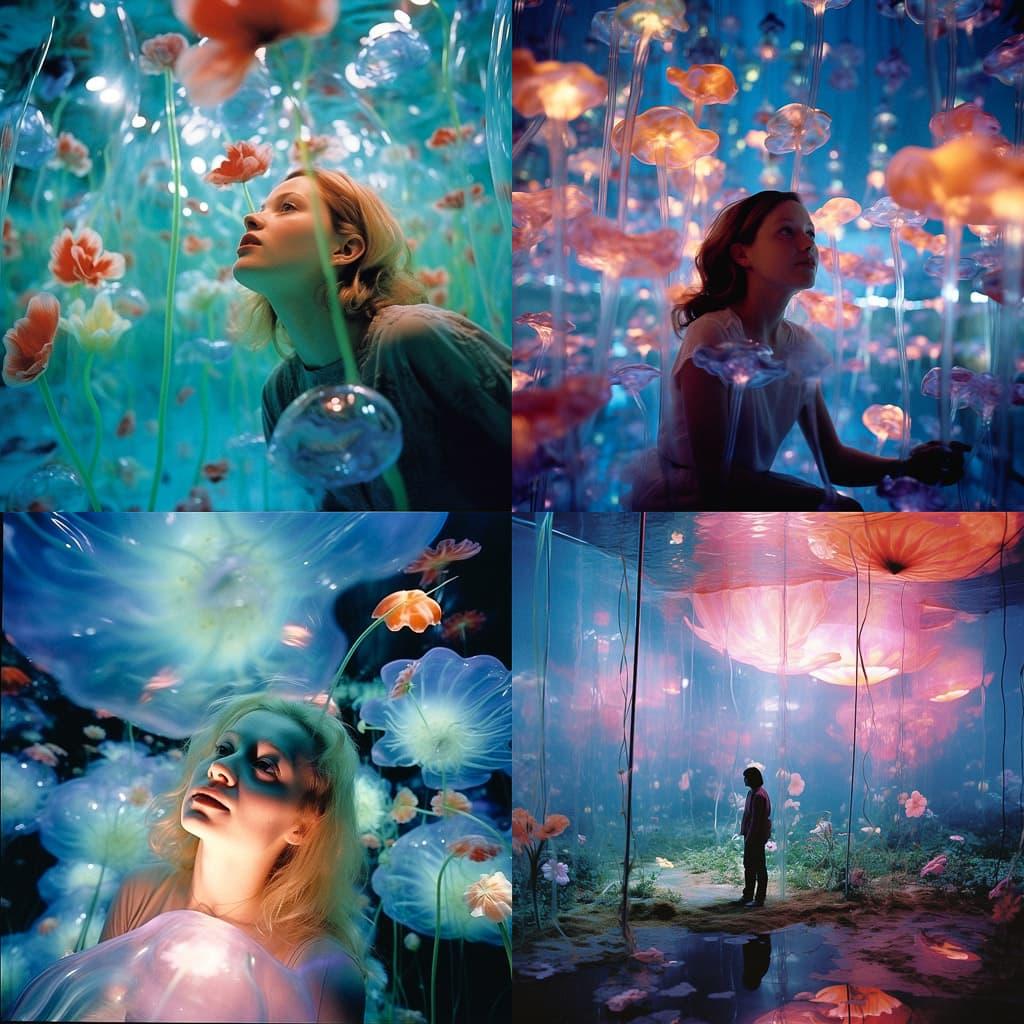 Pipilotti Rist style, Midjourney V5.2, render 1 of 4