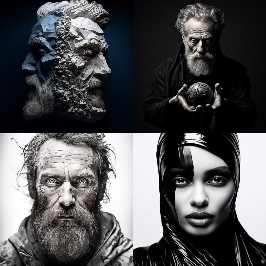 Platon style, Midjourney V5.2, render 1 of 4