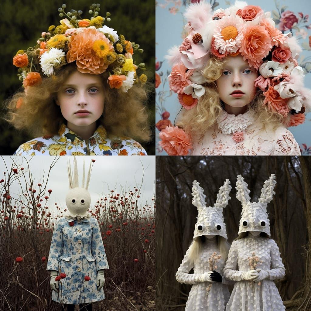 Polixeni Papapetrou style, Midjourney V5.2, render 1 of 4