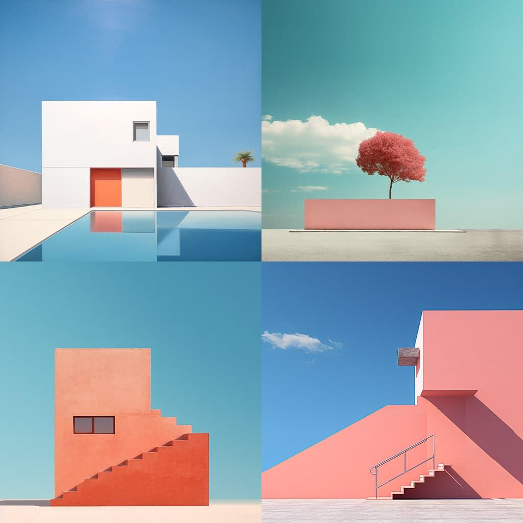 Postminimalism style, Midjourney V5.2, render 1 of 4