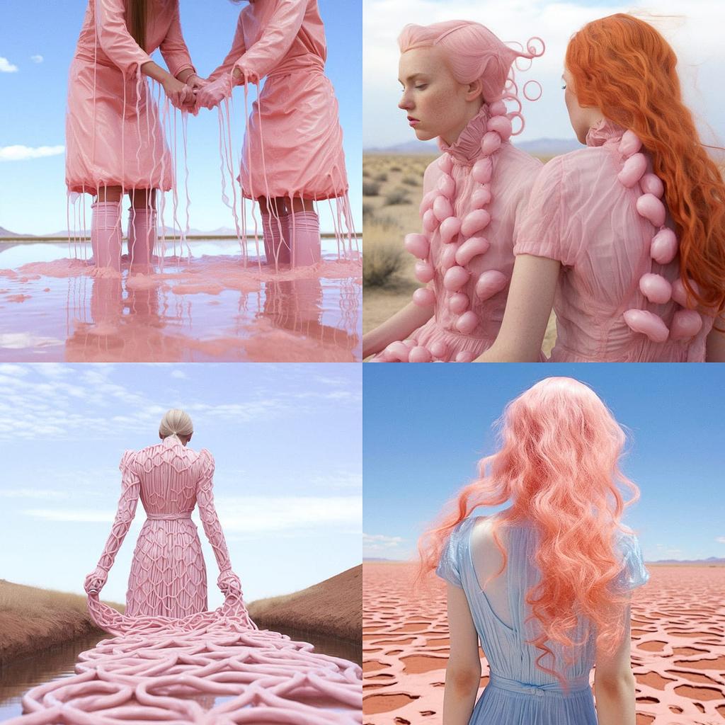 Prue Stent & Honey Long style, Midjourney V5.2, render 1 of 4