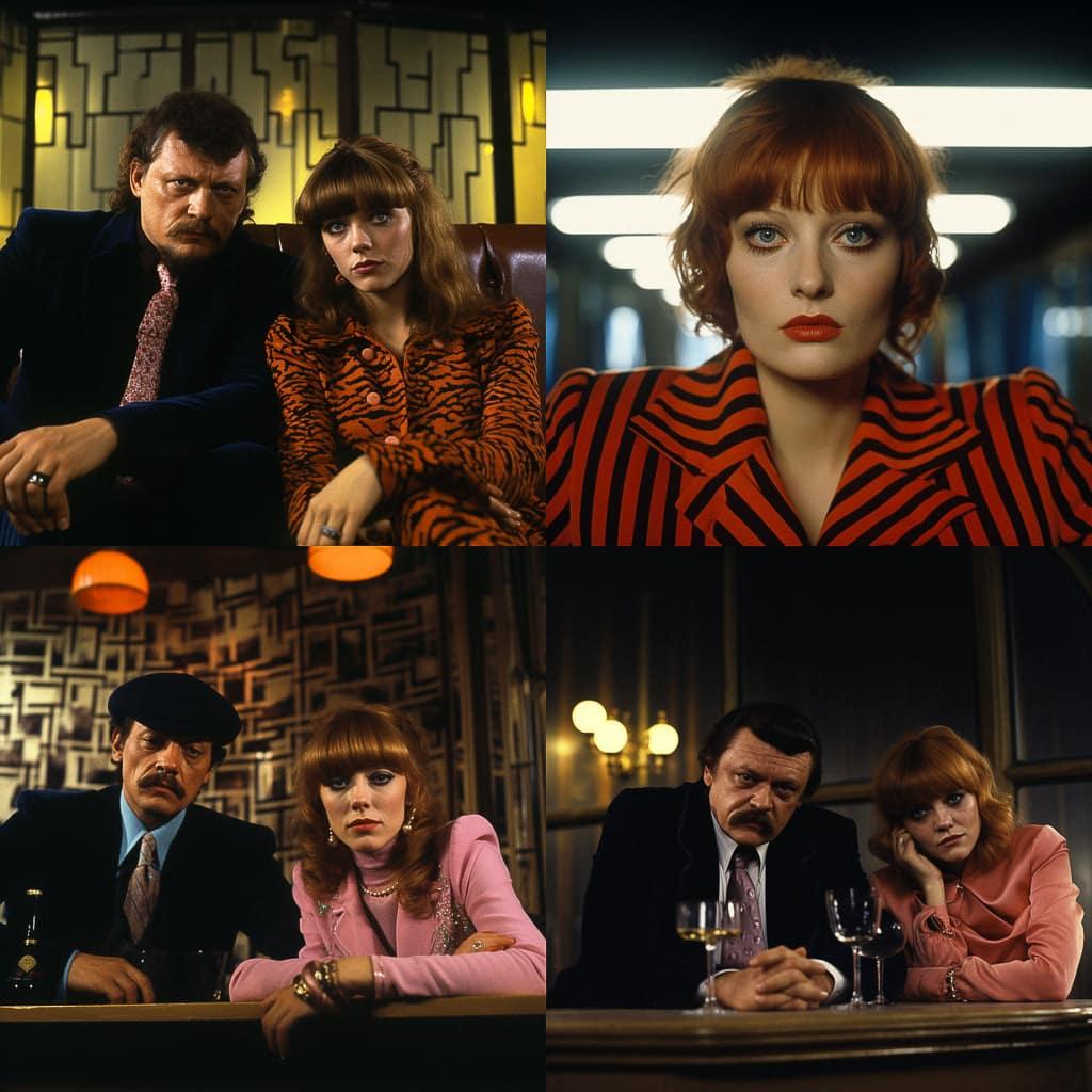 Rainer Werner Fassbinder style, Midjourney V5.2, render 1 of 4