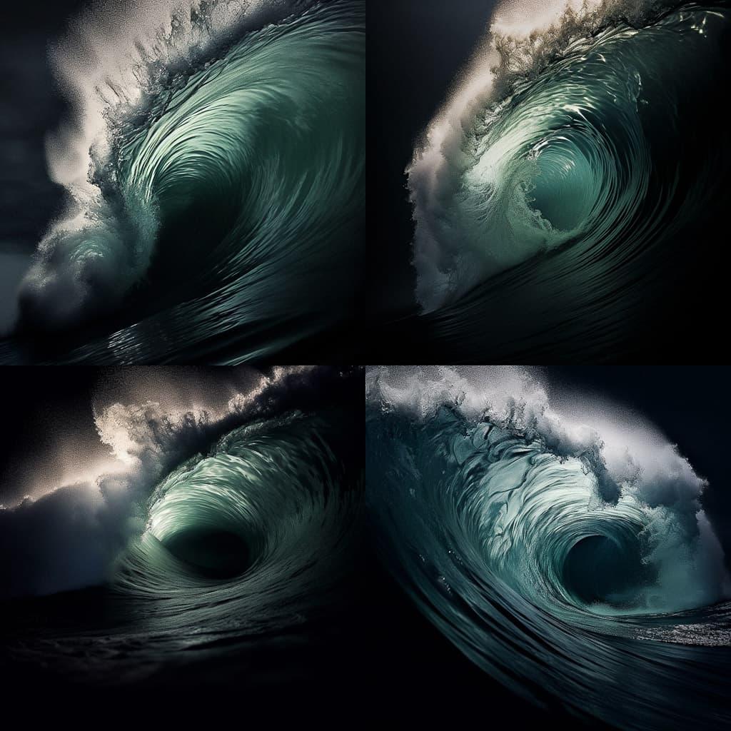 Ray Collins style, Midjourney V5.2, render 1 of 4