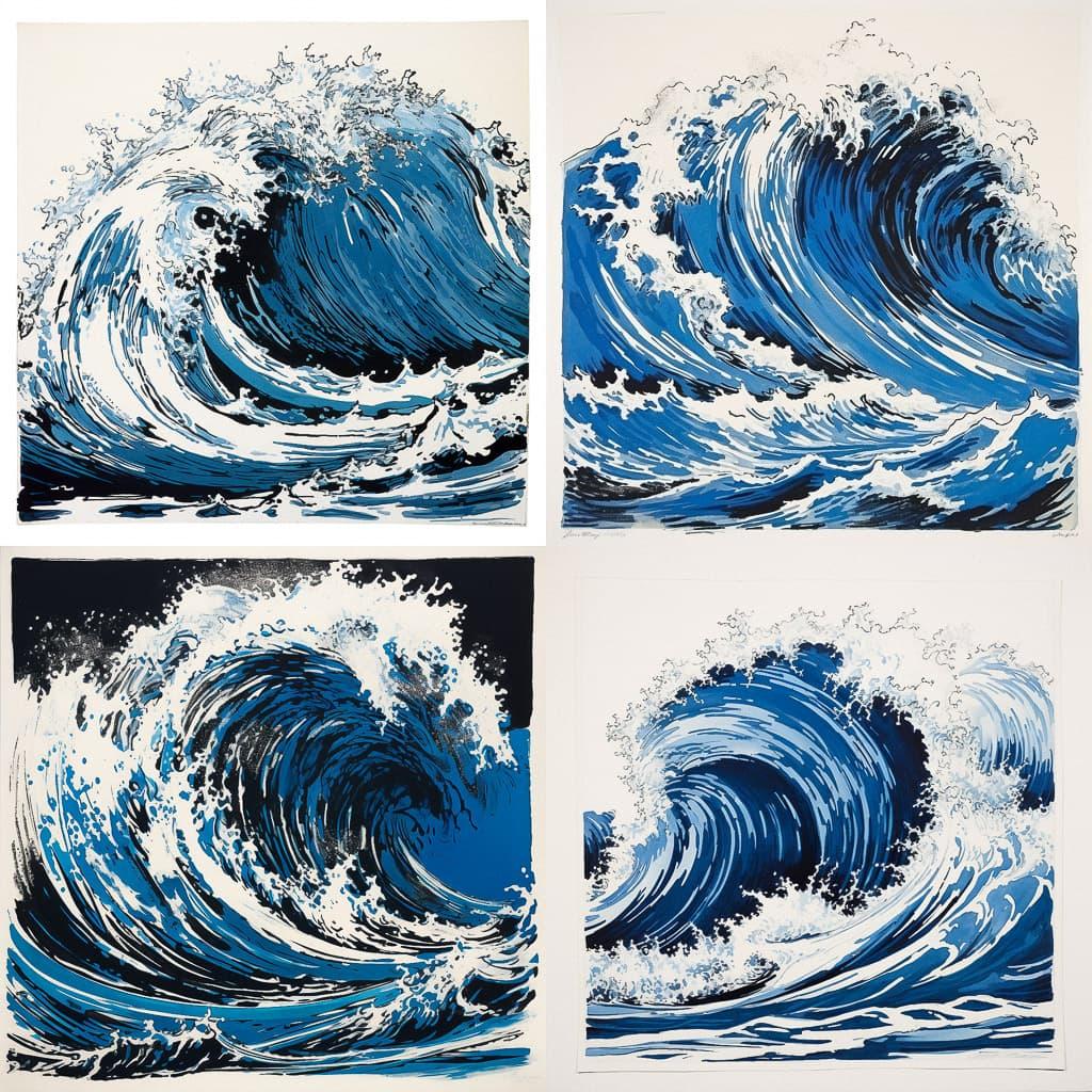 Raymond Pettibon style, Midjourney V5.2, render 1 of 4