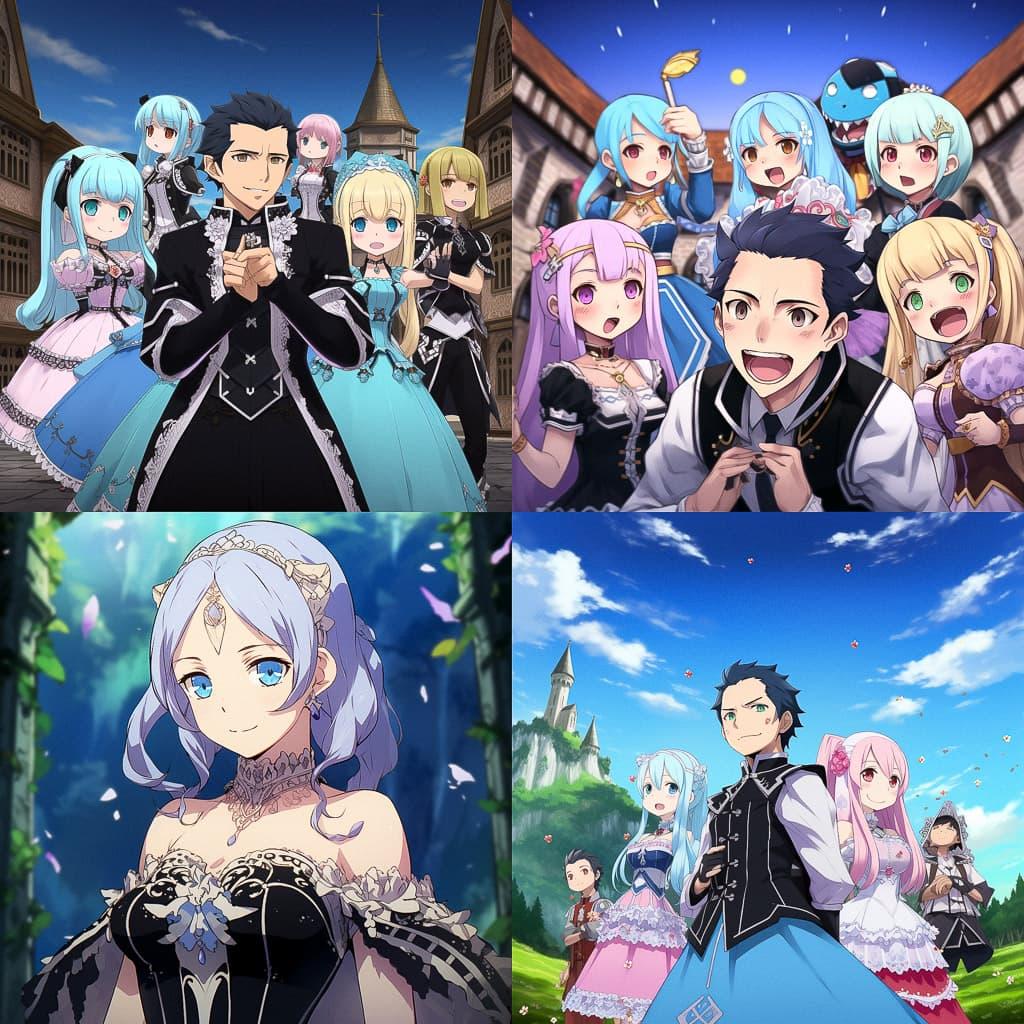 ReZero style, Midjourney V5.2, render 1 of 4