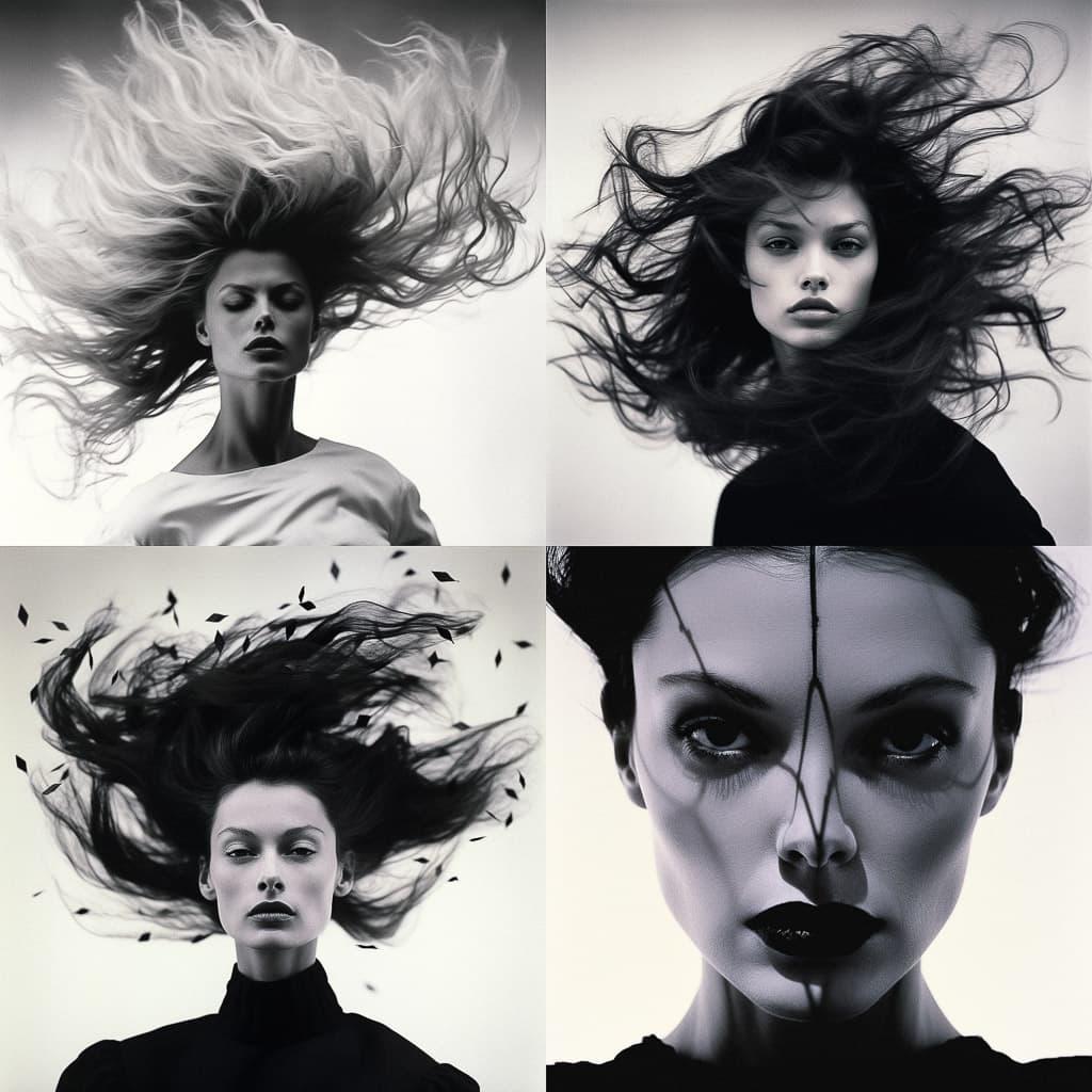 Richard Avedon style, Midjourney V5.2, render 1 of 4