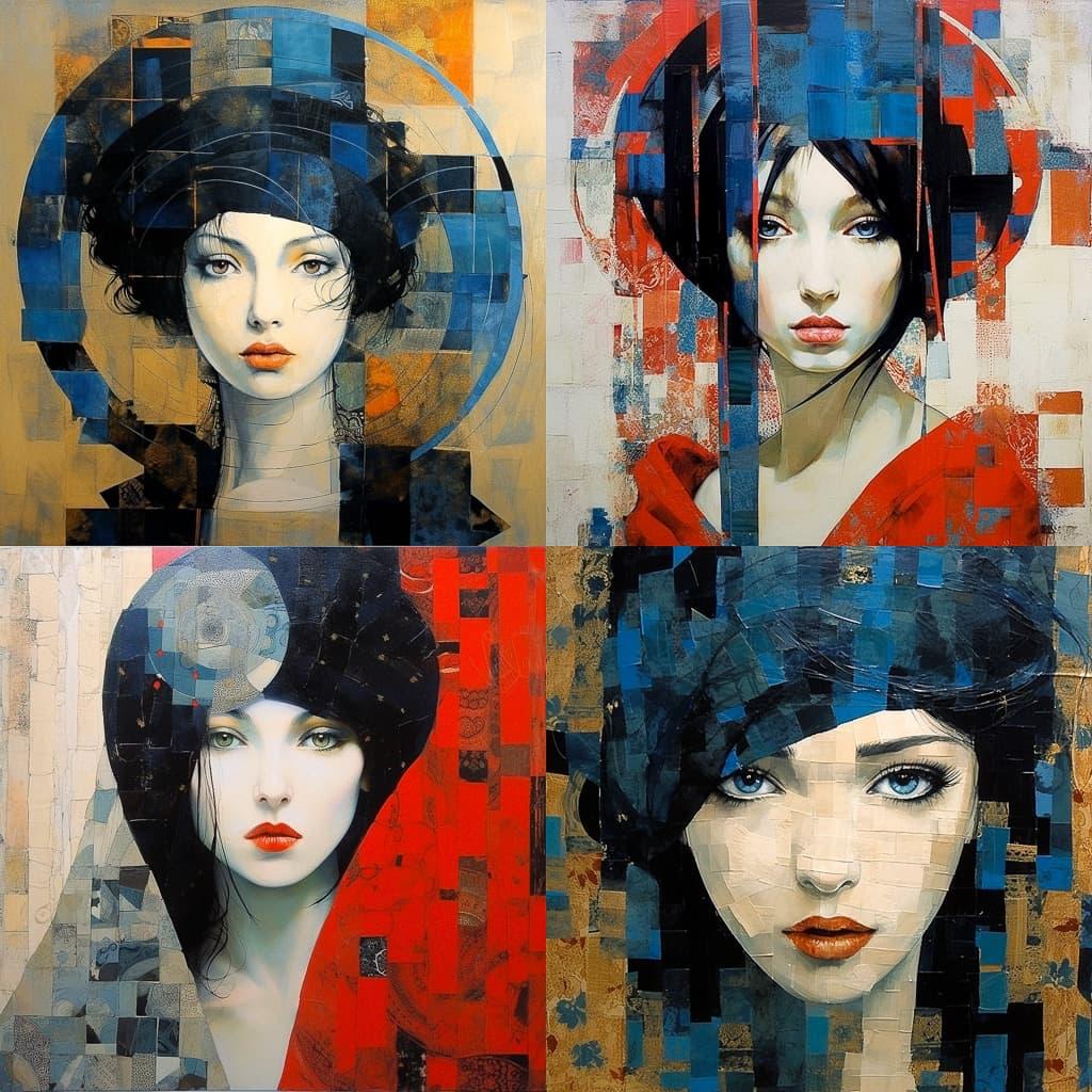 Richard Burlet style, Midjourney V5.2, render 1 of 4