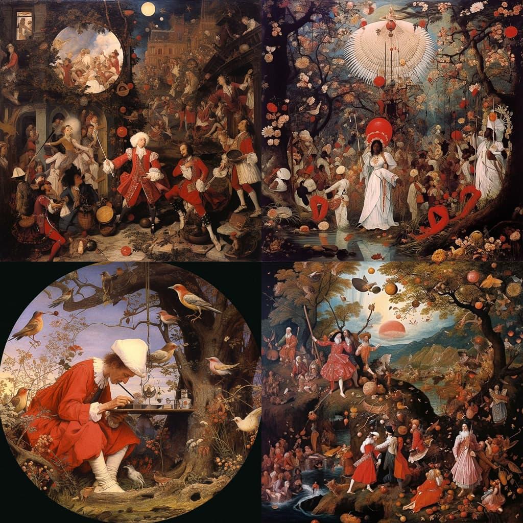 Richard Dadd style, Midjourney V5.2, render 1 of 4