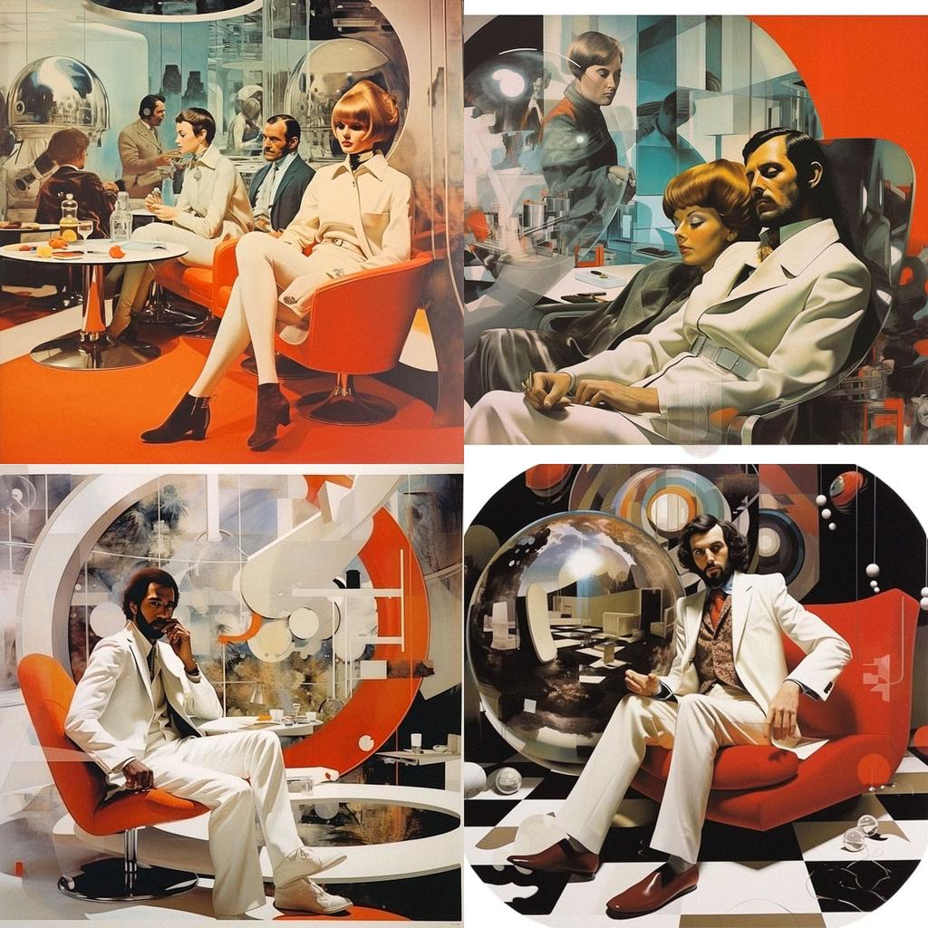 Richard Hamilton style, Midjourney V5.2, render 1 of 4