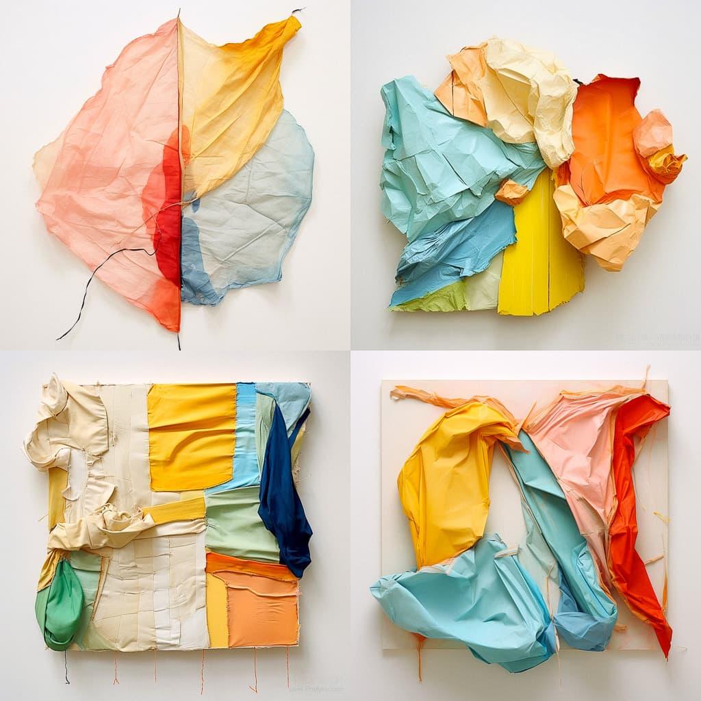 Richard Tuttle style, Midjourney V5.2, render 1 of 4