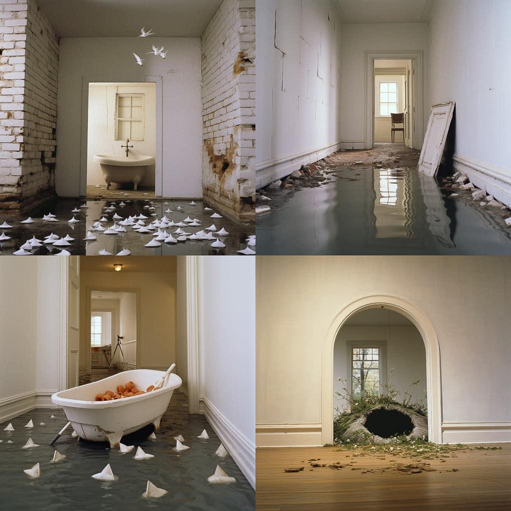 Robert Gober style, Midjourney V5.2, render 1 of 4
