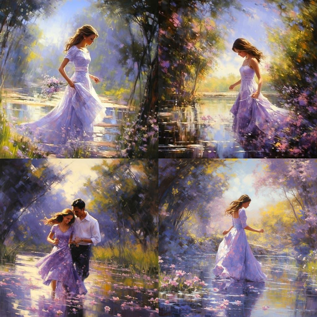 Robert Hagan style, Midjourney V5.2, render 1 of 4