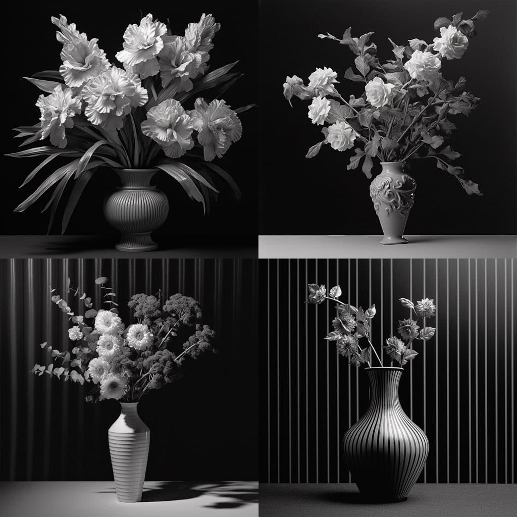 Robert Mapplethorpe style, Midjourney V5.2, render 1 of 4