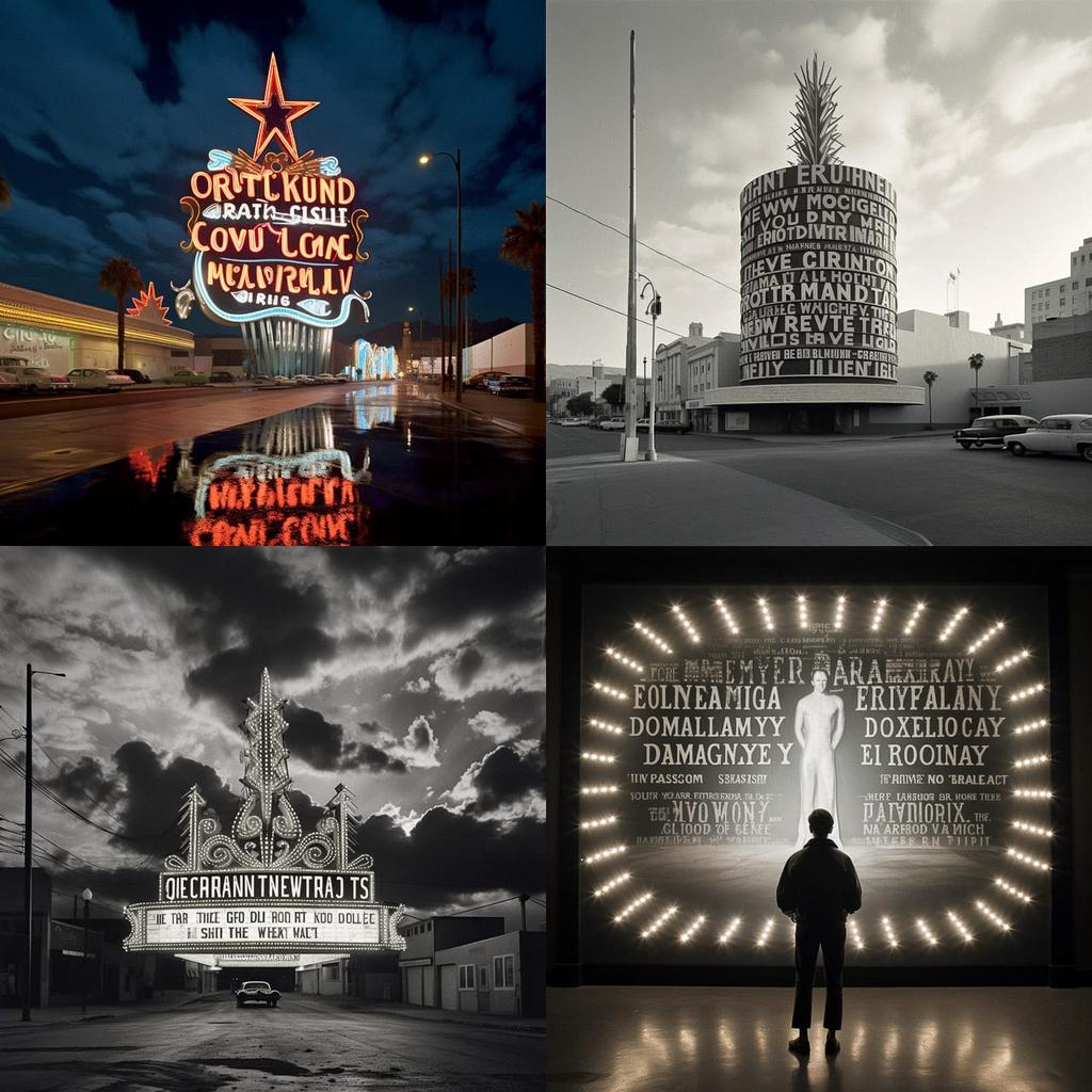 Robert Montgomery style, Midjourney V5.2, render 1 of 4