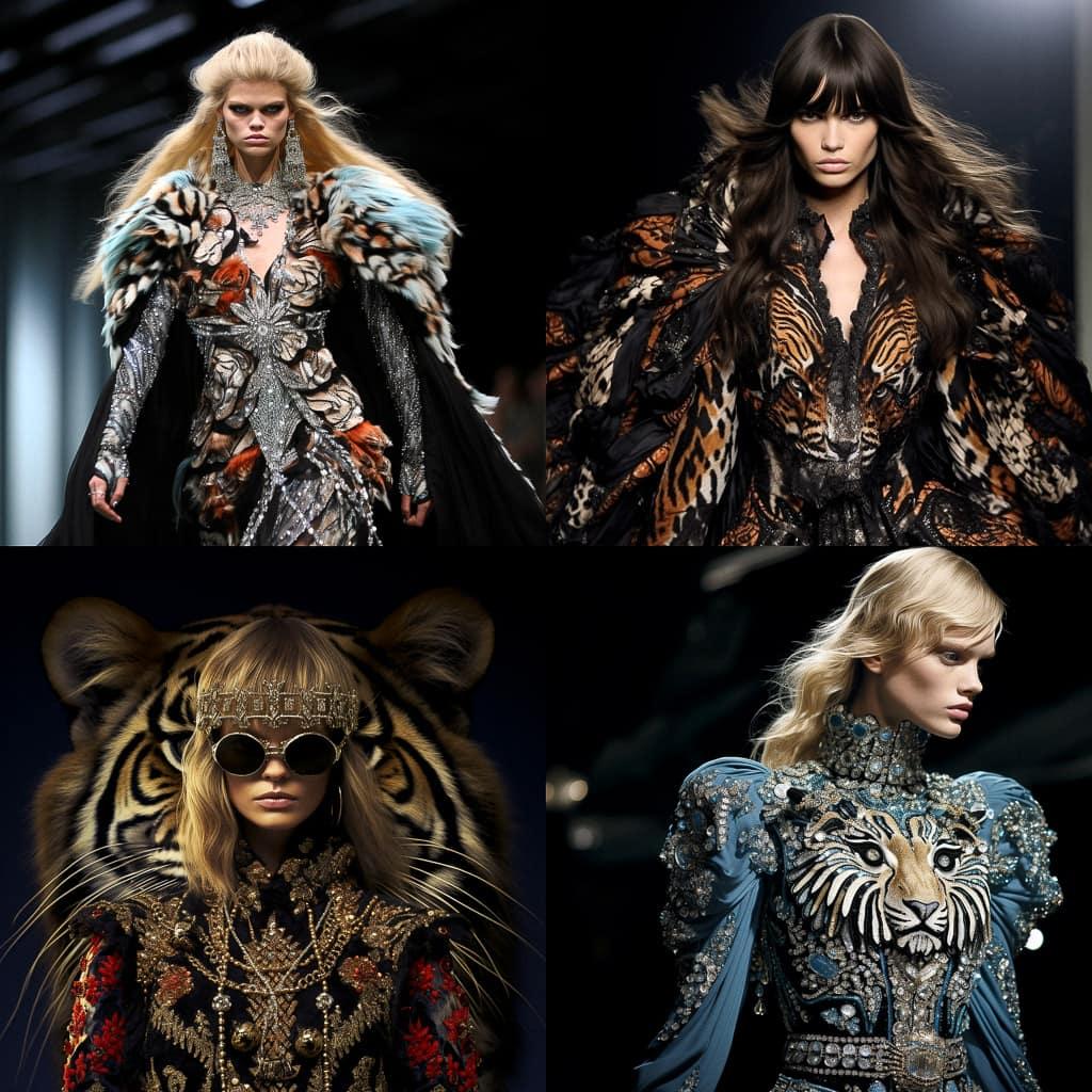 Roberto Cavalli style, Midjourney V5.2, render 1 of 4