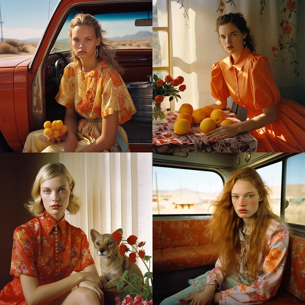 Roe Ethridge style, Midjourney V5.2, render 1 of 4