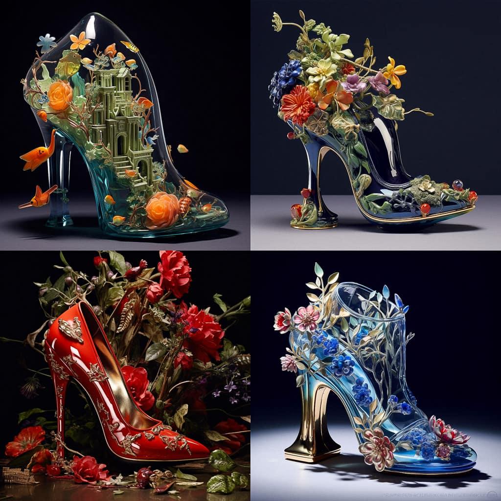 Roger Vivier style, Midjourney V5.2, render 1 of 4