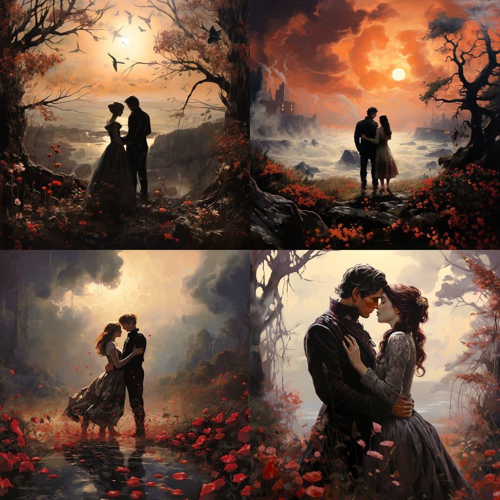 Romanticism style, Midjourney V5.2, render 1 of 4