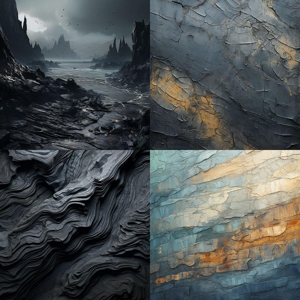 Rough surface style, Midjourney V5.2, render 1 of 4