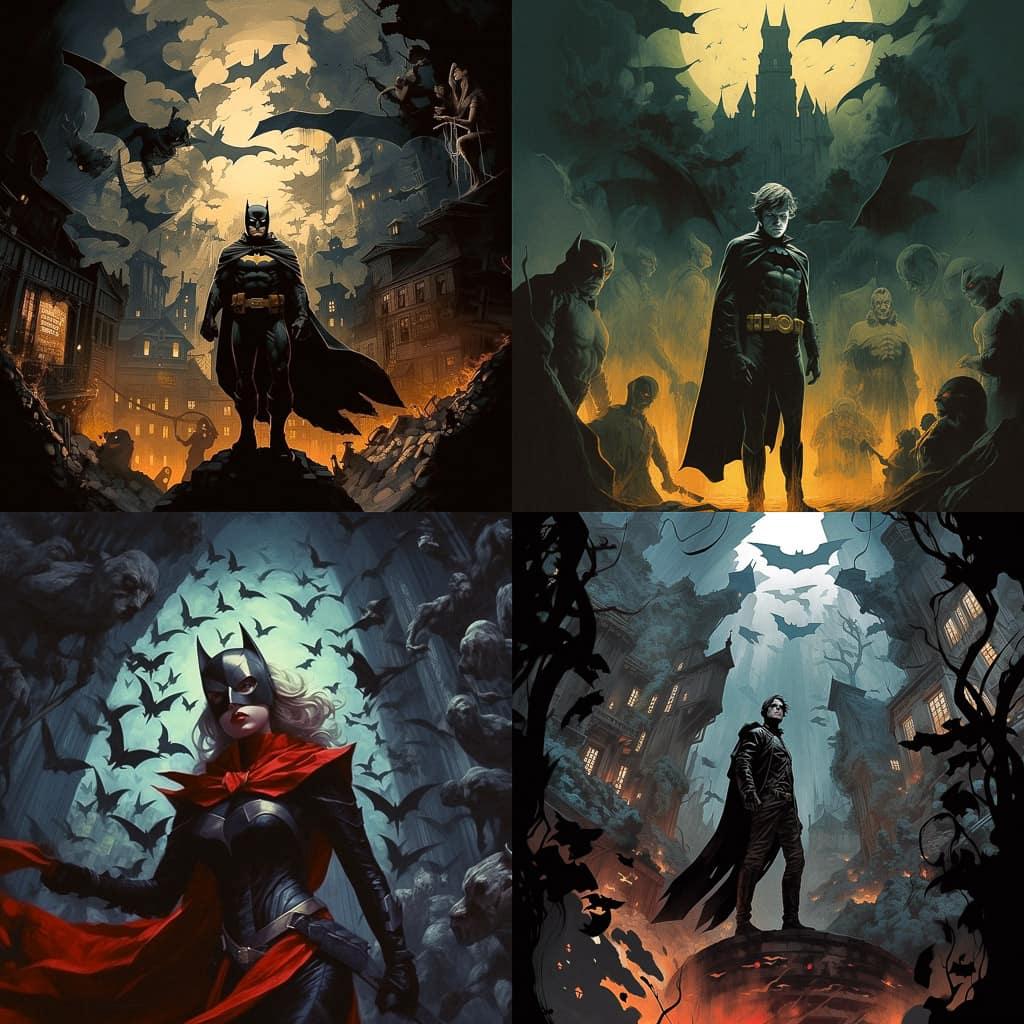 Ryan Sook style, Midjourney V5.2, render 1 of 4