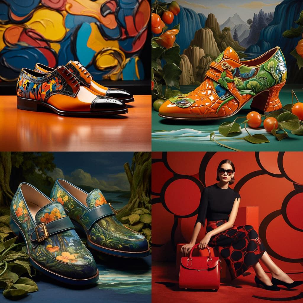 Salvatore Ferragamo style, Midjourney V5.2, render 1 of 4