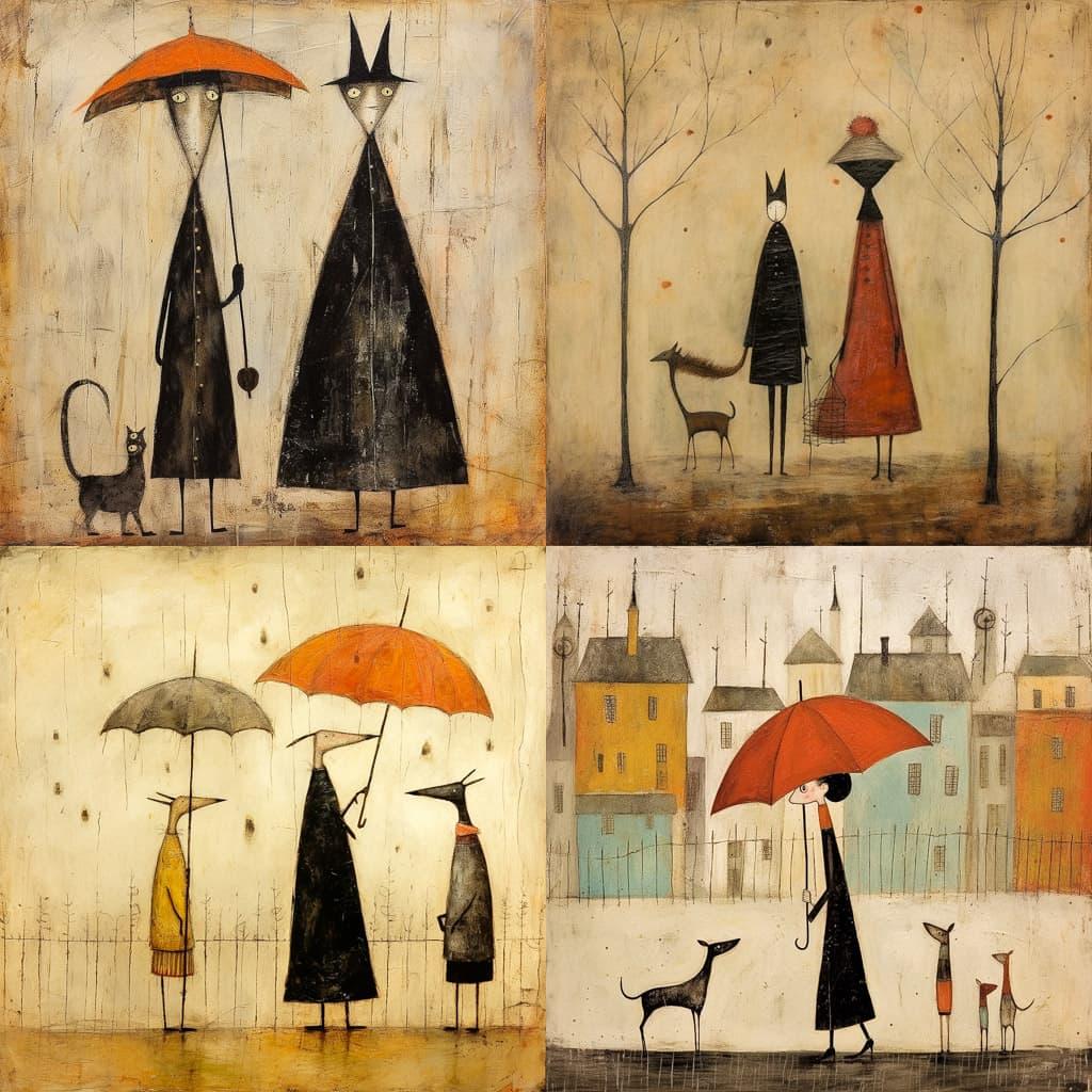 Sam Toft style, Midjourney V5.2, render 1 of 4