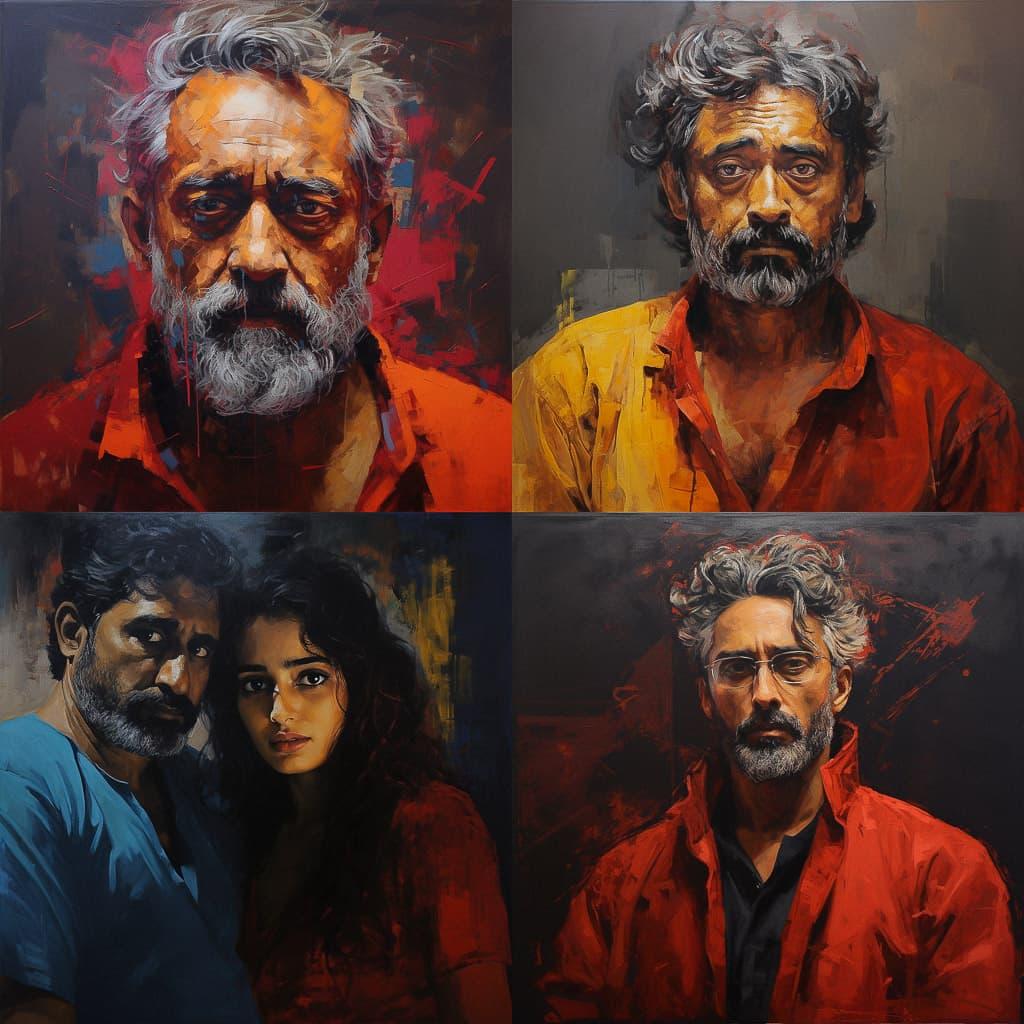 Santosh Sivan style, Midjourney V5.2, render 1 of 4