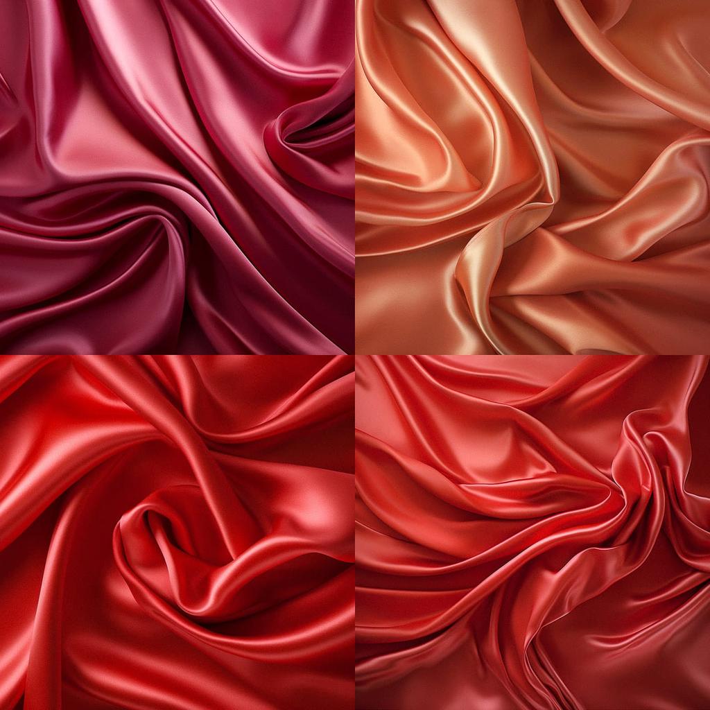 Satin texture style, Midjourney V5.2, render 1 of 4
