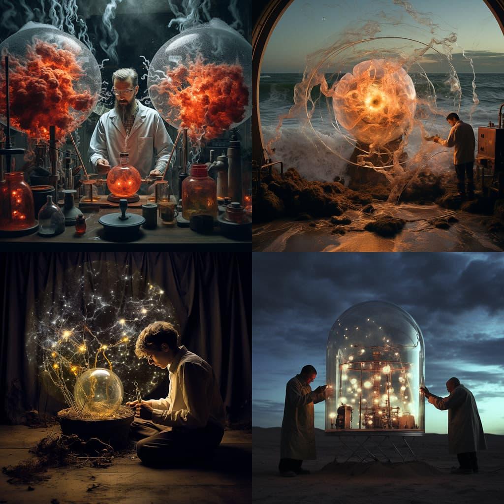 Scientific photography style, Midjourney V5.2, render 1 of 4