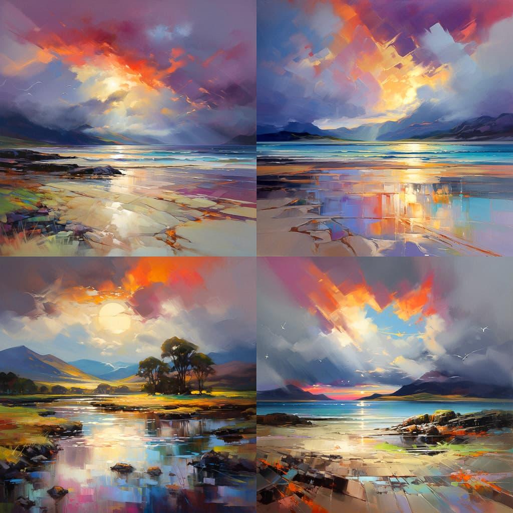 Scott Naismith style, Midjourney V5.2, render 1 of 4