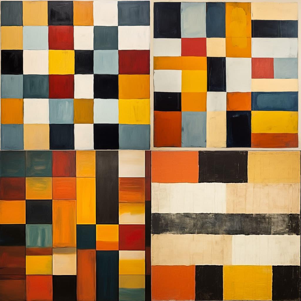 Sean Scully style, Midjourney V5.2, render 1 of 4