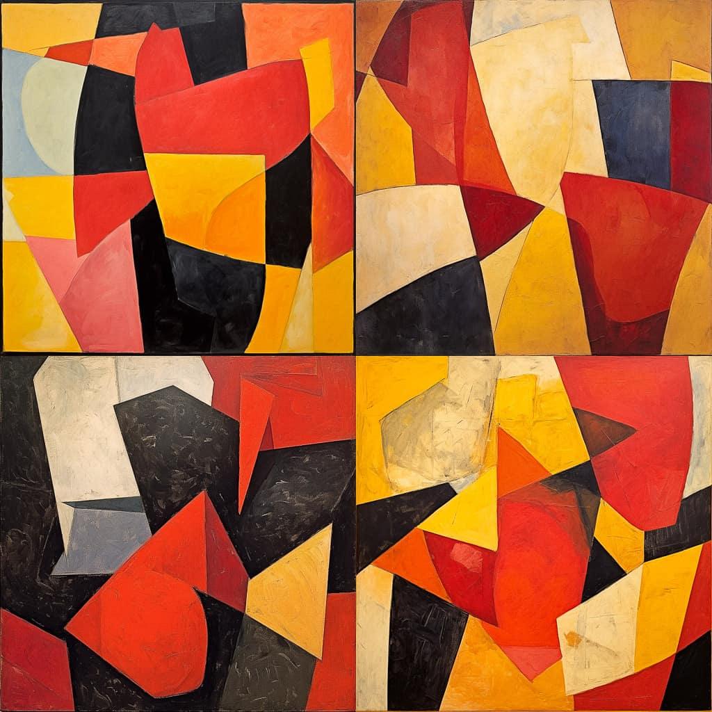 Serge Poliakoff style, Midjourney V5.2, render 1 of 4