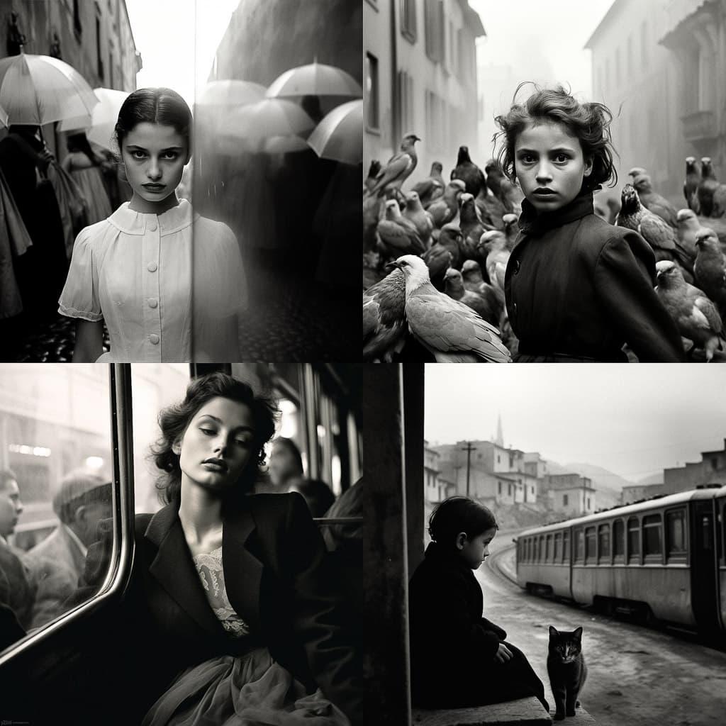 Sergio Larrain style, Midjourney V5.2, render 1 of 4