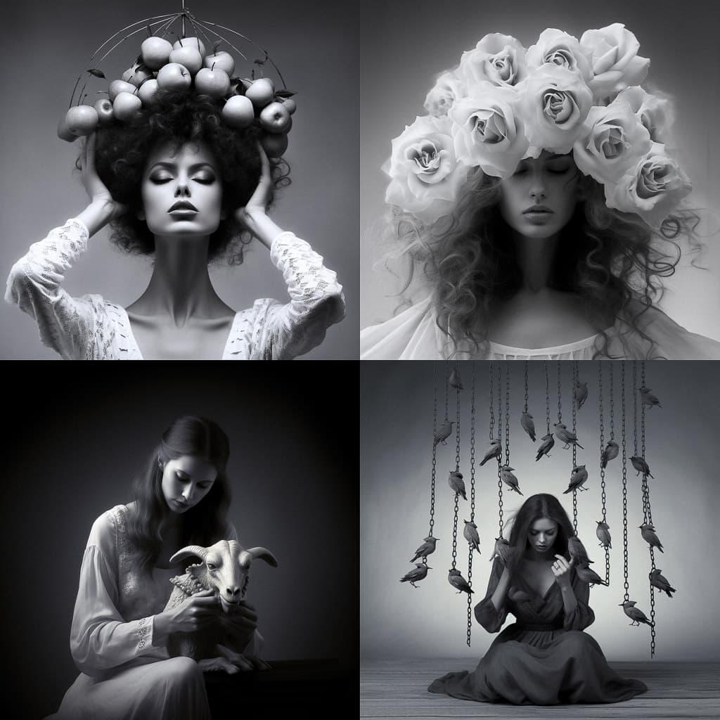 Sherry Akrami style, Midjourney V5.2, render 1 of 4
