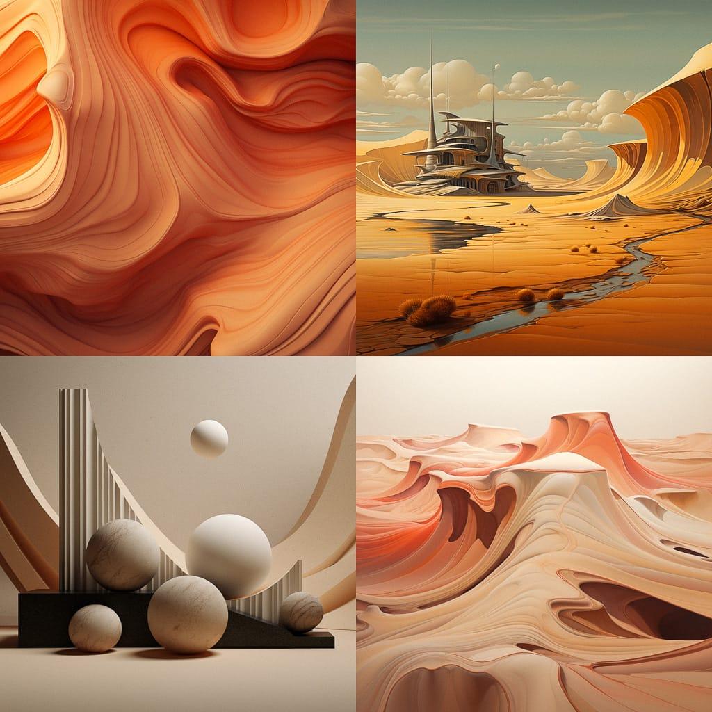 Smooth texture style, Midjourney V5.2, render 1 of 4