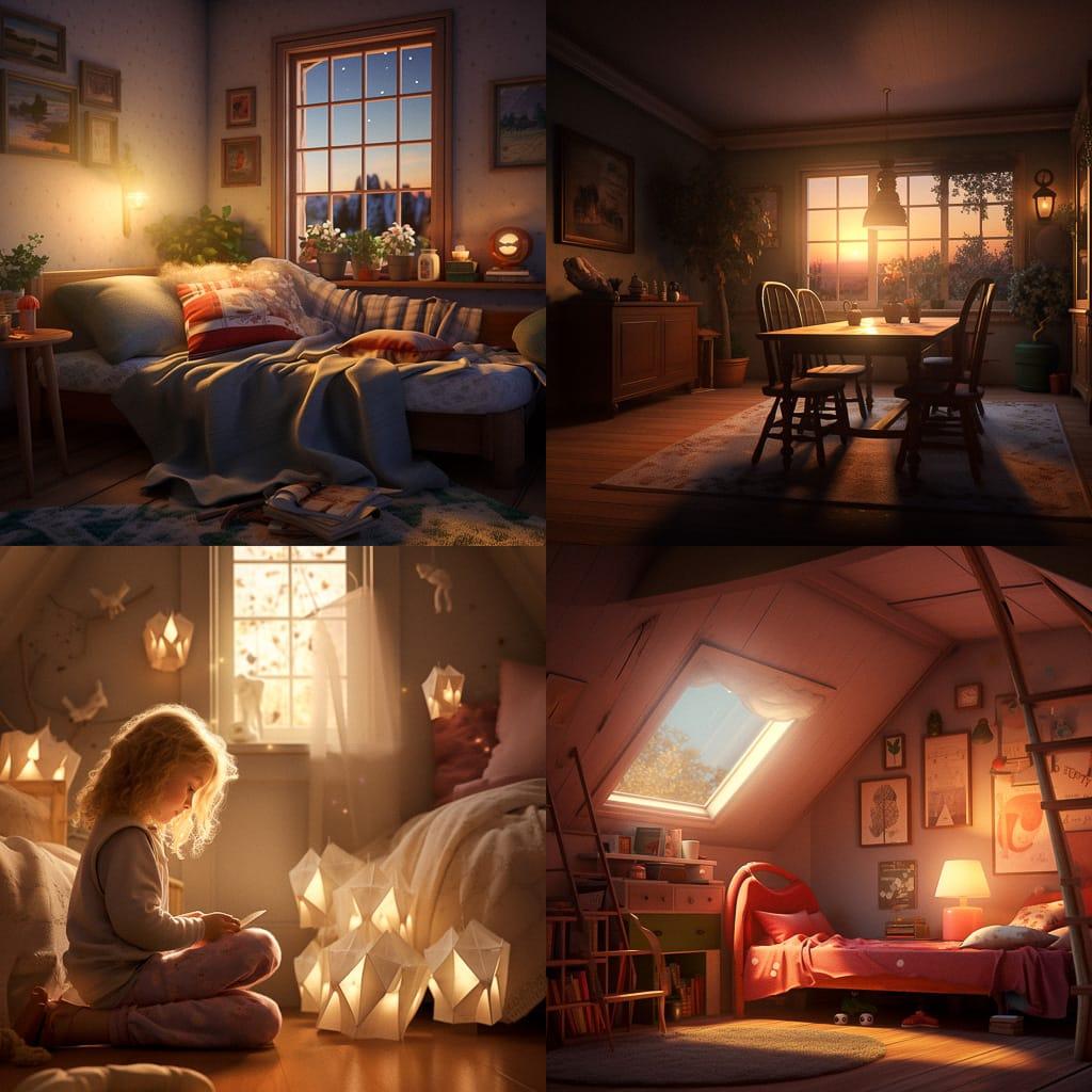 Soft lighting style, Midjourney V5.2, render 1 of 4