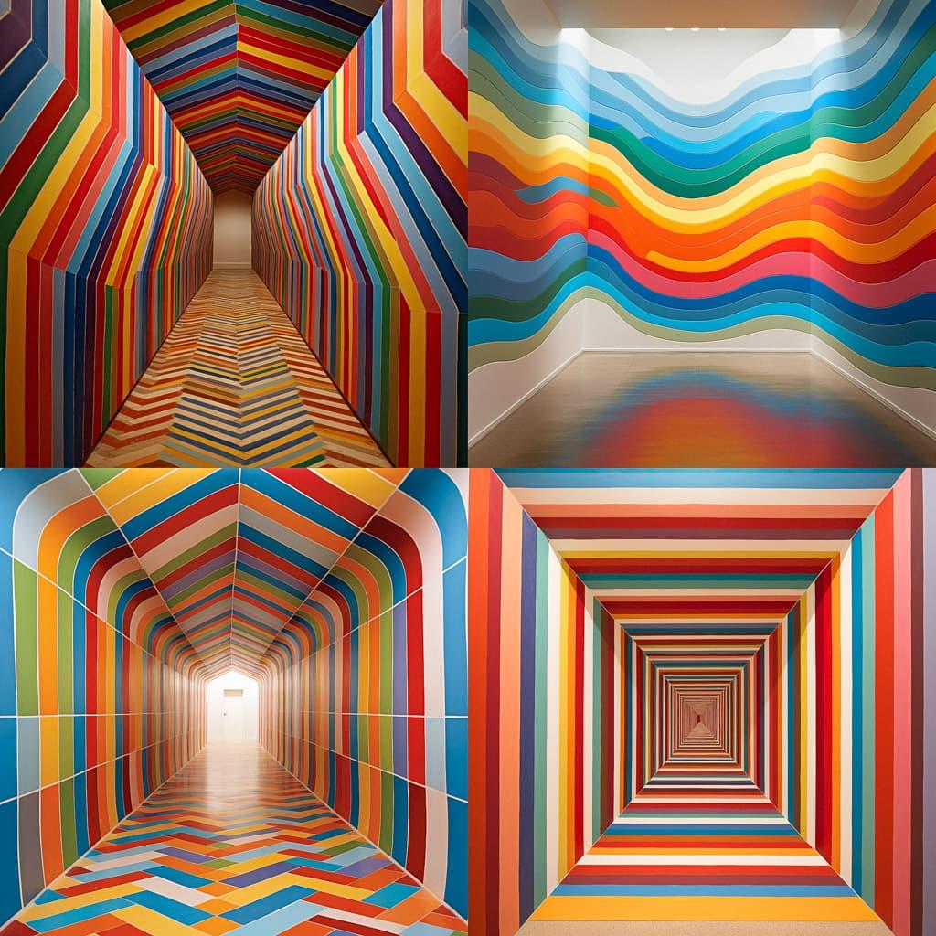 Sol LeWitt style, Midjourney V5.2, render 1 of 4