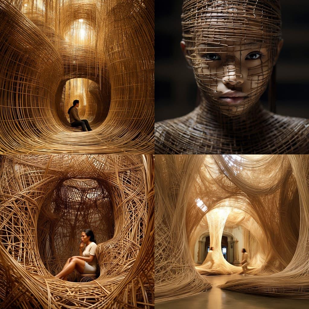 Sopheap Pich style, Midjourney V5.2, render 1 of 4