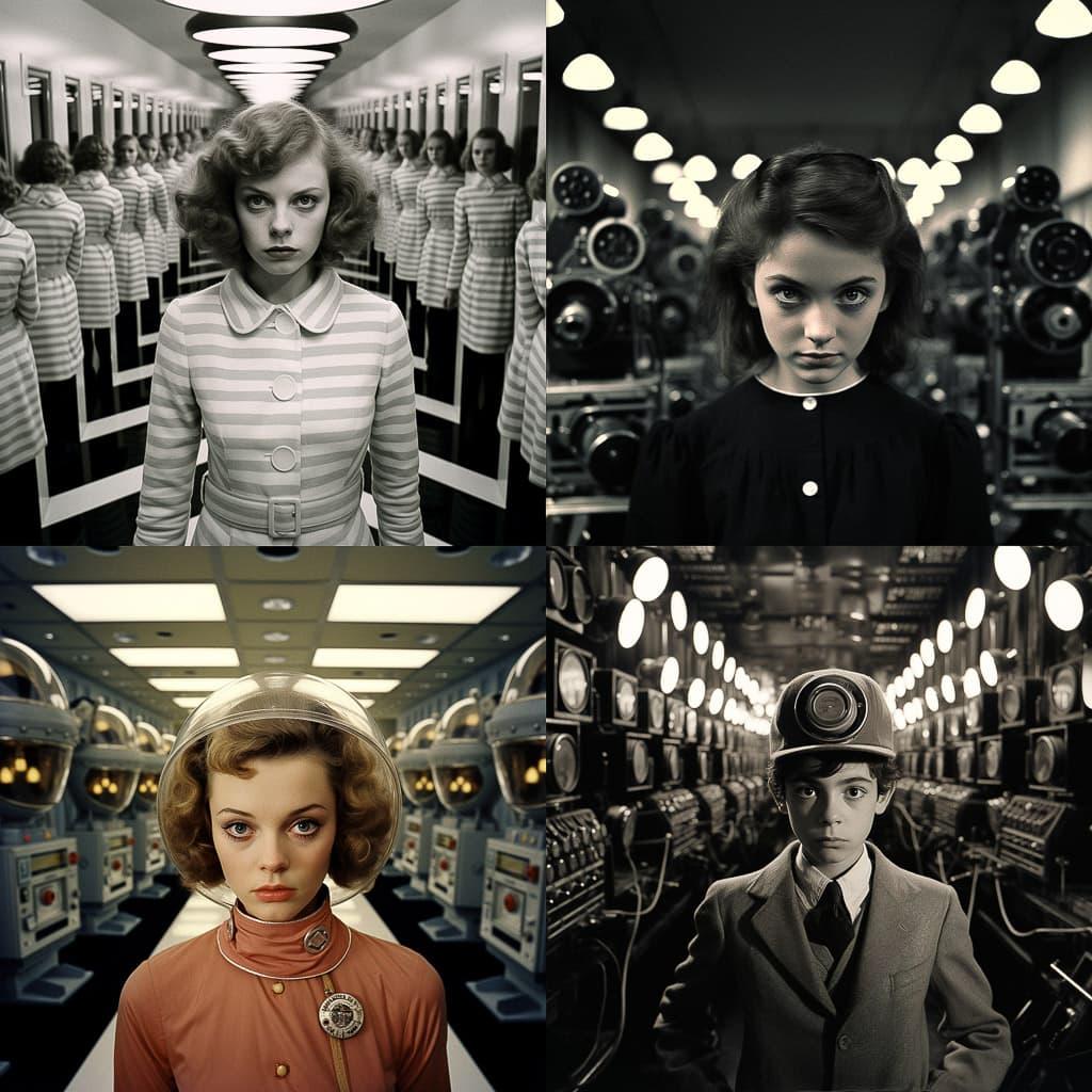 Stanley Kubrick style, Midjourney V5.2, render 1 of 4