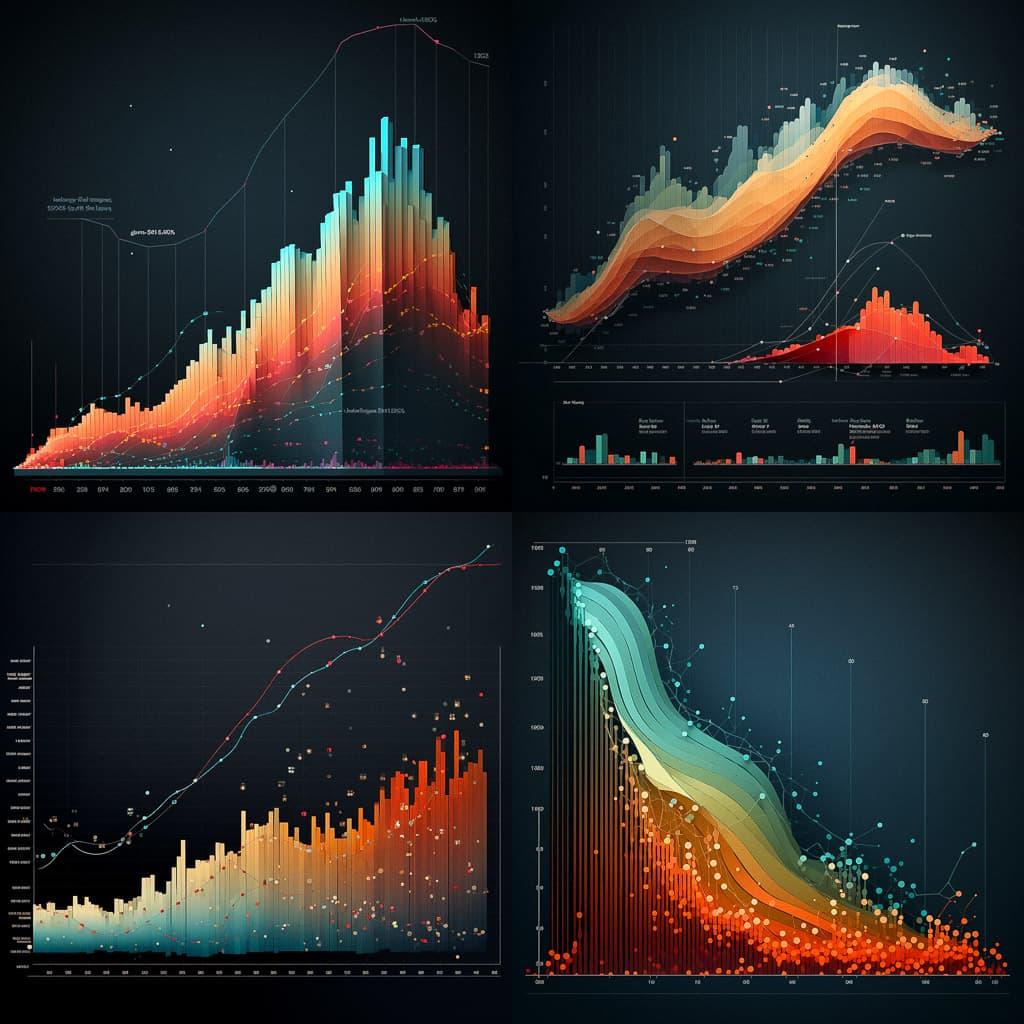Statistical graph style, Midjourney V5.2, render 1 of 4